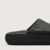 Space-Star-Slip-Ons für Herren aus schwarzem Leder