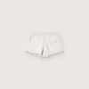 Star-Damen-Shorts aus grau meliertem Fleece