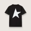 T-Shirt aus der Black Star Collection mit kontrastierendem weißem Logo und Stern