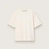 T-Shirt in „Aged White“ mit umgekehrtem Logo auf der Rückseite – Jersey Capsule