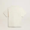 T-Shirt in „Aged White“ mit umgekehrtem Logo auf der Rückseite – Jersey Capsule