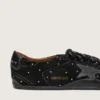 True-Star für Herren aus schwarzem Wildleder mit Swarovski-Kristallen und schwarzem Lederstern