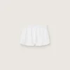 Weiße, doppellagige Sportshorts für Damen