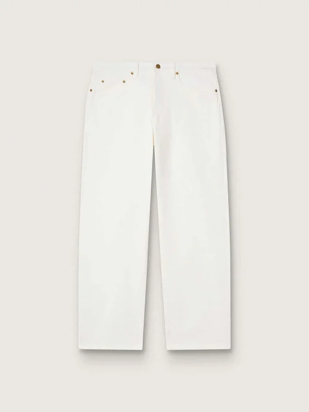Weiße Jeanshose für Herren