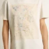 Weißes Damen-Hemd mit Blumenprint