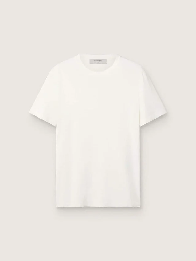 Weißes Herren-T-Shirt mit Used-Look