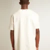 Weißes Herren-T-Shirt mit Used-Look