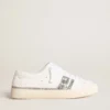 Yatay Modell 1B – nachhaltige Sneaker mit weißem, biobasiertem Obermaterial und silbernem, recyceltem Glitzer Y