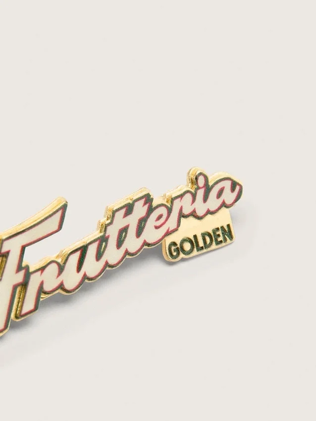 Zweier-Set „Frutteria Golden“-Ansteckpins